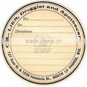 Customed Blank Label