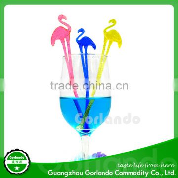 wholesale plastic drinking swizzle cocktail stirrer