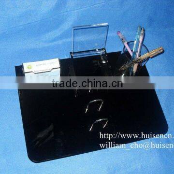 OEM acryklic desk organizer for office stationery