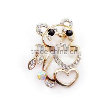 Animal Design Panda Hair Pin With Crystals For Girls