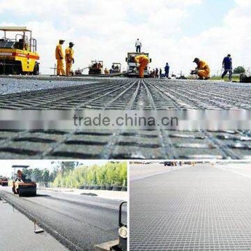 Fiberglass Uniaxial Basalt Reinforcing Mesh / Basalt Geogrid 60-60KN