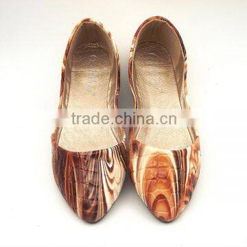 New Fashion Special Leather Popular Comfortable Flower Flat Shoes in Stock photo-3