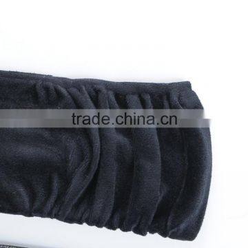 Lady Stylish Flannel Gloves With Ruffle on Wristband photo-6