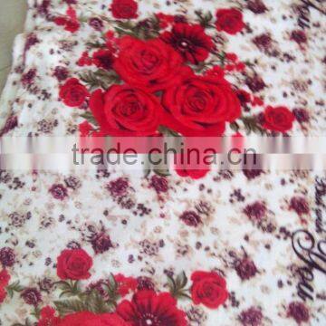 Soft polyester high quality flannel/coral fleece fabric
