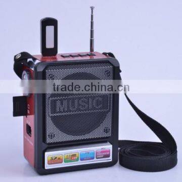 High Quality China Torch Light Portable Hot Sale FM Radio sd usb mp3 Digital Player