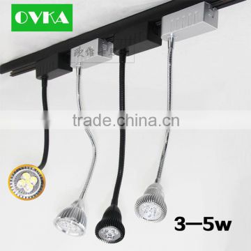 New Design! Gooseneck Track Light LED Spot Light 1w to 12w Rotatable high power for Gallery Store                        
                                                Quality Choice