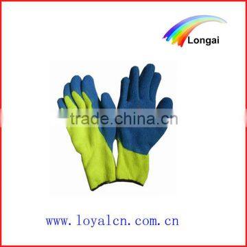 polyester/cotton latex coated working gloves