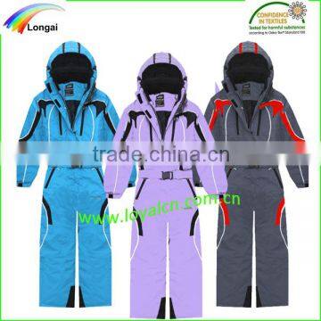 colorful warm waterproof adult crane snow ski wear