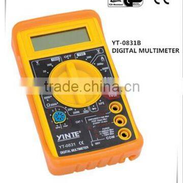 ABS Yellow and black Digital multimeter with CE Certification