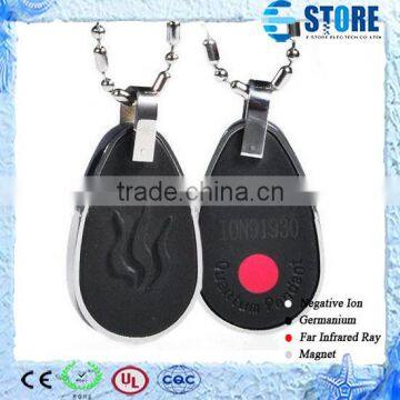 Waterdrop Design Volcano Lava Energy Stone Pendant Bio Quantum Energy Pendants Charms