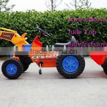 Hot Selling Plastic Pedal Children Car Trailer 415 photo-4