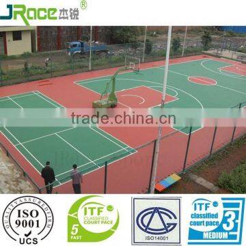 abrasion resistant outdoor badminton court floor