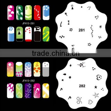 300 Design Airbrush Nail Art STENCIL DESIGNS 20 Heart Template Sheets Kit Paint