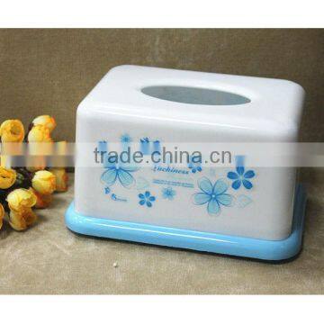 elegant PP&PS&ABS plastic box facial tissue