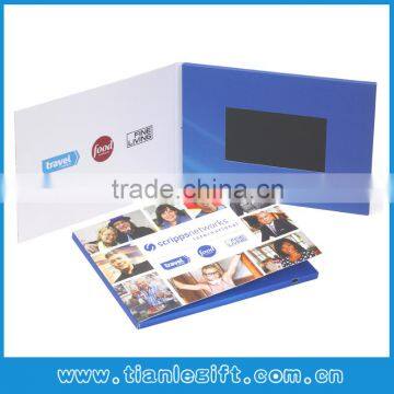 2.4''/2.8''/4.3'/5"/7'/10'' TFT LCD Video Greeting Card / Lcd Video Booklet / Video Brochure for Business Gif