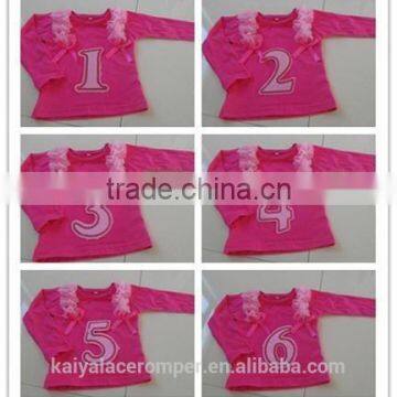 child t-shirt organic cotton baby clothing christmas cotton t shirt wholesale