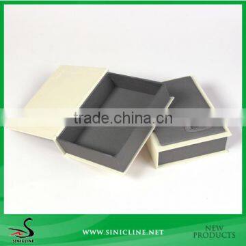Sinicline Book-shaped Packing Box With Leather Label Logo photo-3