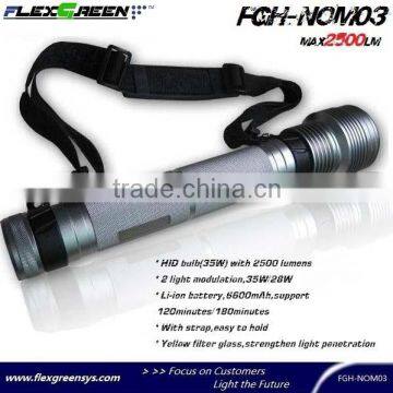 Rechargeable 18650 Battery 35W HID Military Torch photo-2