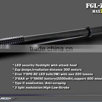 18650 and AAA Battery Attack Head Rechargeable R2 LED Torch photo-3