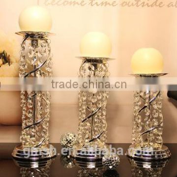 2015 Hot!! Wedding crystal Candelabra on Sale , tall crystal candelabra for you