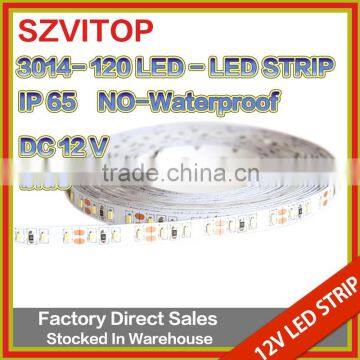 SV High Density DC 12V 120Leds/M blue light 3014 SMD Flexible LED Strip Light NO-Waterproof , Pack of 16.4ft/5M