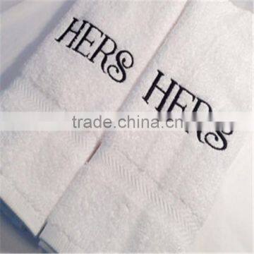 Hers and Hers Towels Wholesale His and Hers Towel 100% Cotton Gift Set Quality Choice photo-5