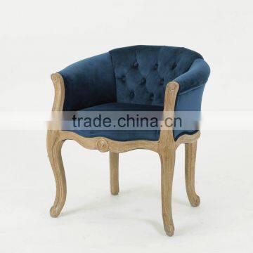 home furniture solid oak handle carved classic wooden chair (CH-939-OAK)