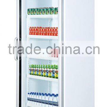 Upright Beverage Display Cooler with Single Door