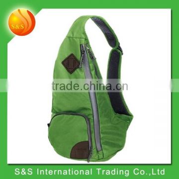 Polyester Shoulder Bag Custom Made Hiking Sport Sling Bag