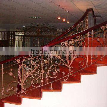 modern wrought iron stair handrails for house(LB-I-H-0003)