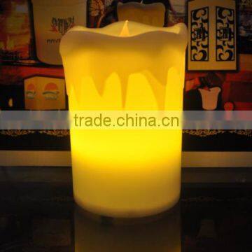 Rechargable Battery Operated Wedding Party Night Club Bar Glowing Light up Led Portable Candle Table Lamp photo-4