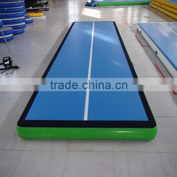 whole sale inflatable blue track mat