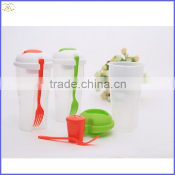 2016 Hot Selling Food Grade Pp Salad Cup Keep Fresh Salad Shaker