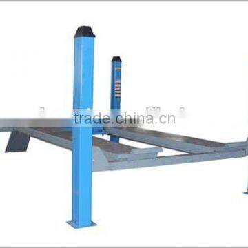 Hydraulic 4 post car lift with electrical release, 3.5T/4.2T/5/0T capacity