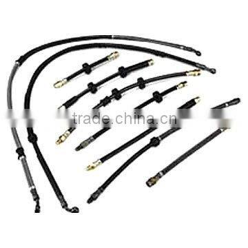 Automotive fuel line protection wire