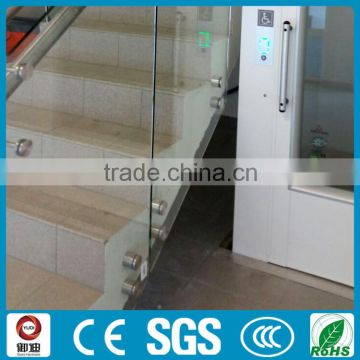 Factory price hot sale interior glass stair balustrade models