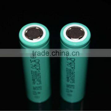 3.7v 2400mAh lithium ion Rechargeable battery 18650