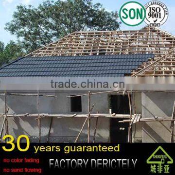 good quality best selling New Design Colorful Stone Coated Metal Roofing Tile with Good Pirce