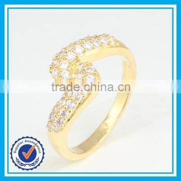 Hot Sale Artificial Crystal Gold Afghan Rings Jewellery