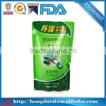 Special shape bag packing shower gel