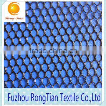 Cheap price 100 polyester tricot mesh fabric for sport shoes