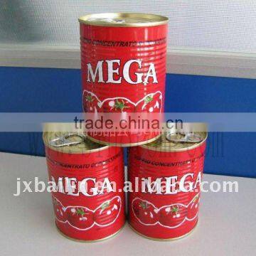 425g*12tins tomato paste tomato sauce, concentration28-30,cold break