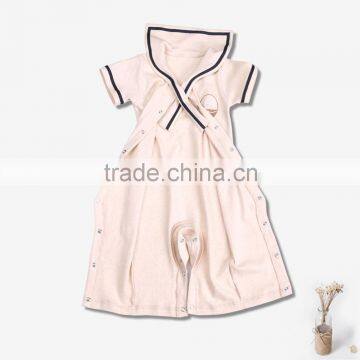 100% Organic Cotton Material Top Quality Baby Rompers