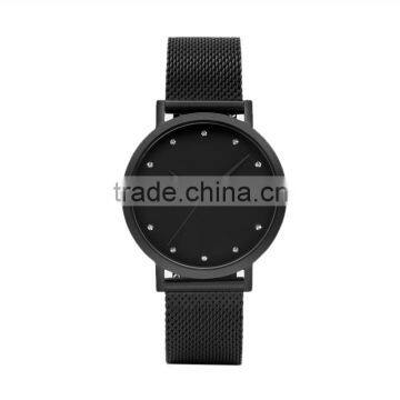 Top New Brand High Quality Watches print your logo for Women Men Leather or nylon Strap Rose gold quartz watch