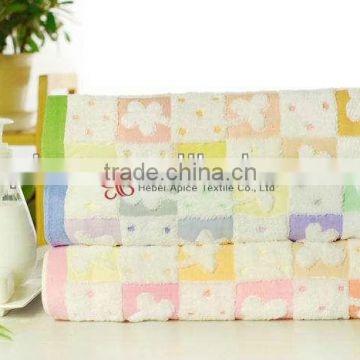 Wholesale 100% cotton terry fabric cheap bath towel