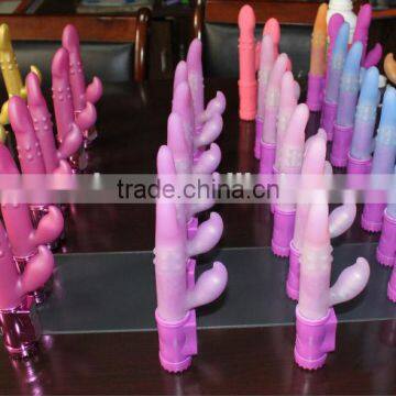 2014 new design sex toy 6 speeds vibrator and rotating 360 degree silicone sexy toy