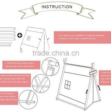 Babymatee NEW DESIGN 2016 Children Playing House POLYSTER KIDS PLAYING HOUSE TENT photo-6