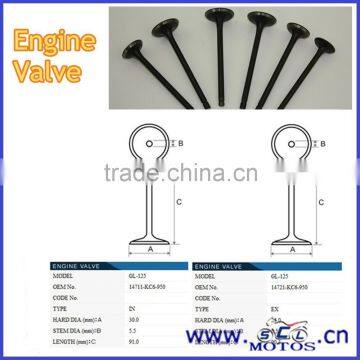 SCL-2013072254 Motorcycle Valve Exhaust Brake Valve Motorcycle Inlet and Exhaust Valve