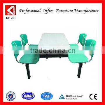 modern dining sets/canteen table and chairs four seats/iron table and chair