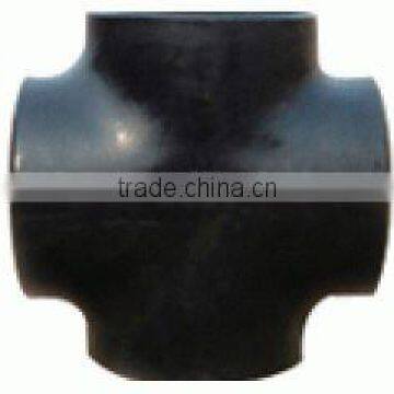 welded carbon steel pipe fitting cross conector sch20 2"